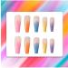 Brishow Long Ballerina False Nails - Colorful Press On Acrylic Stick On Nails for Women and Girls - Buy Online on GoSupps.com