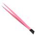 Nail Tweezers Double Sided Nail Art Sticker Silicone Press Rhinestone Picker Nippers Pink Double Sided Nail Tweezers