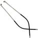 Munani glasses arm leg glass replacement brilliant arm glass spectacle replacement accessories 1 pair of vintage-glasses metal frame frame-les glasses replacement bars silver