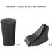 Rubber Ferrule Walking Stick Rubber Tips Ferrule Protectors Replacement Cane Tips for Hiking Trekking Poles 6PCS - Buy Online on GoSupps.com