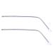 Iplusmile 1 pair of glasses accessories temples for glasses replacement temporal bricks Exchange of glasses hinges spare parts for glasses metal metal violet sunglasses temple men and women purple 13.8x0.36cm