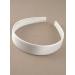 Buy 2.5cm White Satin Covered Alice Band | Multicoloured Hair Headband | International Shipping - Buy Online on GoSupps.com