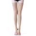 Keephen Medical thighs High compression stockings for varicose veins swelling edema grade class II (23-32mmhg) gradient compression beige open toe 2xl