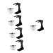 Fomiyes 5 sets of shaving set stand for safety razor Razor brushes Gifts for the friend of shaving soap and bowl bowl with shaving cream acrylic acrylic steel dad bart different colors x 5 pieces 12x7.2cmx5pcs