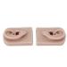Silicone Ear Model - Stretchy & Soft Reusable 1 Pair for School & Doctor - Dark Skin Color - Buy Online on GoSupps.com