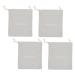 DRESSOOS 4pcs Hair Dryer Storage Bag Anti-scratch Bags Hair Dryer Holders Hair Dryer Organizer Bag Hair Dryer Organizers Creative Storage Bag Outdoor Hair Dryer Bags Travel Supplies 33.00X30.00X0.50CM Light Grey