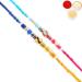 Ghasitaram Gifts Rakhi for Brother Rakhis Online Set of 2 mbh333a Rakhis