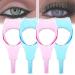 15PCS Precision Applicator - Mascara Shield Guard Eyelash Tool 3 in 1 Upper Lower Mascara Applicator Tool Upper Lower Eye Lash Mascara Guard Applicator (4)