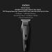 Professional Hummingbird Electric Hair Clipper - Rechargeable Cordless Low Noise Hair Trimmer with 3 Combs for Salon Quality Haircuts - Buy Online on GoSupps.com
