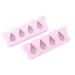 Onsinic 20 Pieces Colorful Toe Separators Finger Spreader Set Soft Sponge Finger Toe Divider Spacer Cushion (Random Color)