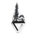 SanerLian Black Tree Tattoo Sticker Set of 12 (SF136) - Temporary Fake Tatoo for Men and Women - Ideal for Arm, Hand, Shoulder, Back - 10.5X6cm - Buy Online on GoSupps.com