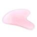 Gua Sha Massage device natural stone carving polished massage stone rod massager massage device for relaxing the body (powder crystal)