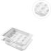 GLEAVI 4 Pcs Refrigerator Storage Box White Eiffel Tower Decor Fridge Fruit Storage Holder Pull-out Crisper - Buy Online on GoSupps.com