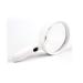 Handheld Magnifying Glass 10 Times The Elderly Reading with LED Lights White Violet Repair Stamps Calligraphy Identification Double Lens Magnifying Glass Made in China