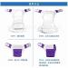Nikou Adult Washable Diaper - Adjustable Incontinent Care Cloth Diaper Pants | Light Purple - Buy Online on GoSupps.com