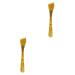 Abaodam 200 Pcs Dried Wheat Ears Bouquet Decked Dried Flower Bouquet Wheat Sheave Bundle Wheat Sheave Flower Wedding Decoration Wheat Stalk Ears of Wheat Gift Dried Flowers. Yellowx2pcs 52X10CMx2pcs