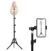 Multifunctional Wig Stand Tripod/Phone Tripod stand, 60 inches Metal Wig Mannequin Head Tripod Stand, Adjustable Wig Tripod Stand, Phone Tripod for iPhone, Android, Camera