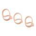 3Pcs Oval Finger Splint Set Sizes 6, 7, 8 - Plastic Finger Support Brace for Trigger Finger, Arthritis, Thumb Soreness - Comfortable Finger Protector - Buy Online on GoSupps.com