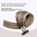 Nano Human Hair Extensions Balayage Nano Tip Hair Extensions Blonde Hair Extensions Invisible 50g 1g/s 18Inch 6/60/6 - Buy Online on GoSupps.com