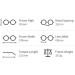 Buy Qinzhenz Designer Anti-UV & Anti-Blue Light Reading Glasses for Women - Trendy +250 Light-Weight Black Eyewear - Buy Online on GoSupps.com