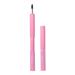 Beavorty Eyebrow Brush mini Lip Flexible Lipstick Brush Retractable Lipstick Applicator Portable Eye travel makeup brush Lip Gloss Applicator with cover telescopic brush medium Pink