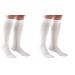 Truform Unisex Adult 20-30 Mmhg Medical Support Hose White Small 1 Pair US (Pack of 2)