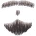 Remeehi Natural Black Human Hair Beard - Handmade Lace Mustache for Costumes | Realistic Pretend Beards - Buy Online on GoSupps.com