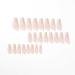Foccna Butterfly Fake Nails Extra Long Glitter Pink Press On Nails | 24PCS Full Cover Acrylic Nail Tips for Women & Girls - Buy Online on GoSupps.com