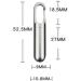 Stainless Steel Waterproof Pill Box Keychain - Mini Pill Organizer for Outdoor Travel - Buy Online on GoSupps.com