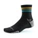 Swiftwick - FLITE XT TRAIL FIVE, Trail Running and Hiking Socks Stripe Aqua Large
