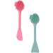 Uonlytech Silicone Spatula Silicone Facial Applicator Silicone Face Brush Double- ended Facial Brush for Deep Cleansing Makeup Removal Massaging Spatula Scraper Charcoal Face Wash - Buy Online on GoSupps.com