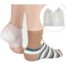 Keepbest Invisible Height Increase Insoles - 4cm Silicone Heel Socks for Men & Women - White - Buy Online on GoSupps.com