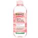 Garnier Micellar Rose Cleansing Water For Dull Skin Glow Boosting Cleanser and Makeup Remover Big Format Optimal Tolerance - Face Eyes Lips 400 ml