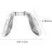 Ciieeo Silicone Nose Pads for Glasses - 4-Piece U-Shaped Screw Nose Bridge Cushions | Comfortable & Durable for Sunglasses and Kids | 2.3x2cm Gentle Pebbles - Buy Online on GoSupps.com