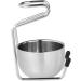 Angoily Stainless Steel Razor Brush Holder Rustproof Handcrafted Stand for Grooming Essentials - Buy Online on GoSupps.com