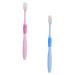 Minkissy 4 pieces of soft toothbrush manual brush soft brush for the teeth tooth cleaning brushes sensitive toothbrushes comb for smooth iron care man soft fur captivity
