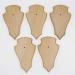 5 Piece REH Trophy Signs - Light Oak Plaques with Pine Compartment | 19x11 cm - Ideal for Awards & Decor | International Shipping - Buy Online on GoSupps.com
