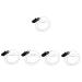 Gleavi 5 STK carrying tape For hearing aids Safety clip Cable Calculics For Otoclips for hearing aids Anti-loss protection behind the neck hearing protection mini nylon-silicone loudspeaker child as shown x 5 pieces