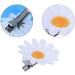 Lovely 17-pc Daisy Flower Hair Clips for Girls - Perfect Beach Wedding Hair Accessories Beautiful and Practical Hairpins - Buy Online on GoSupps.com