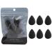 6Pcs Black Mini Makeup Sponge Small Beauty Sponge Blender Set for Foundation Powder Concealer Highlight and Eye Shadow Fashion Processing
