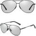 Riccie Intelligent Varifocal Glasses - Photochromic Presbyopia Sunglasses with Metal Frame | Outdoor Anti-Reflection +1.0 - Buy Online on GoSupps.com