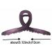 Large Hair Claw Clip for Women | Non-Slip Matte Banana Clip | Strong Hold Jaw Clip | Butterfly Purple Design - Buy Online on GoSupps.com