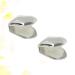 EXCEART 4pcs Silver Plated Small Single Tooth Cap - Hip Hop Teeth Grill Decoration - Buy Online on GoSupps.com