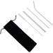 Buy SOLUSTRE 8 Pcs Stainless Steel Drinking Pipettes - Set of 2 Silver & 2 Stainless Steel for Precision Dispensing | International Shipping Available - Buy Online on GoSupps.com