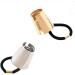 Vipolishtry 2 Pieces Gothic Punk Metal Circle Hair Cuff Elastic Hair Band Hair Ties Ponytail Holder Hair Rope Accessory for Women Girls - Buy Online on GoSupps.com