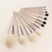 Super Soft Morandi Color 12Pcs Professional Makeup Brush Set | Premium Cosmetic Brushes for Flawless Makeup Application - Buy Online on GoSupps.com