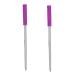 2 PCs Silicone Bite Ring Pencil Covers - Sensory Chewing Caps for Kids & Adults (Purple) - International Shipping - Buy Online on GoSupps.com