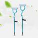 Aluminum Underarm Crutches Blue Lightweight Folding Crutch Walking Canes Height Adjustable for Elderly Handicapped and Disabled decorate Lucky Star Selfless dedication Double branch
