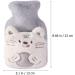 Pl sch Heat Bag & Bottle Cover | Wulmilet Cartoon Heated Cuddly Toy for Cramps - White Rubber Hot Water Kettle - Buy Online on GoSupps.com