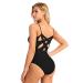 winying Womens Criss Cross Back Built In Shelf Bra Ballet Dance Leotard Gymnastic Bodysuit Dancewear Black Small